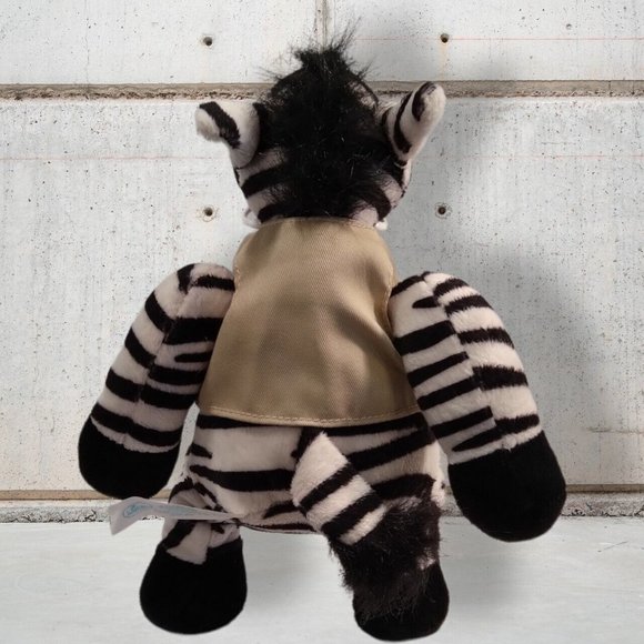 WildLife Ranch African Safari Texas Style Zebra in a Jacket 11" Plush 2002 - Picture 9 of 10